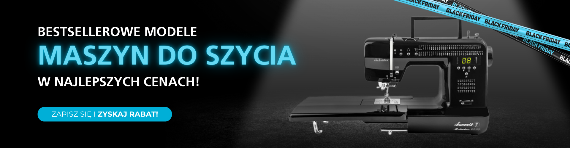 Black Friday 2025 maszyny do szycia Łucznik