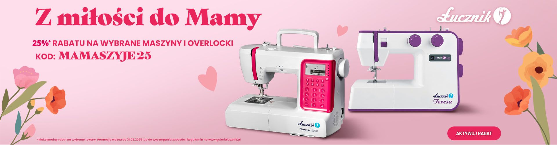 Do 25% rabatu na Dzień Matki w Łuczniku