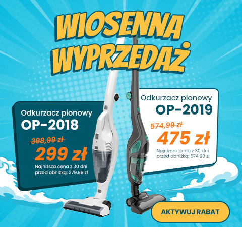 Wiosenna wyprzedaż odkurzaczy