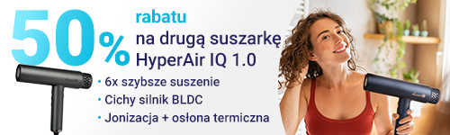 50% rabatu na drugą suszarkę