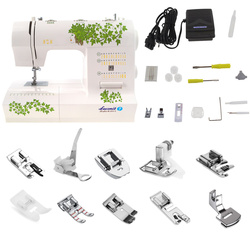 Lucznik Zofia II 2015 sewing machine with a set of feet