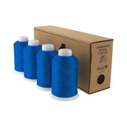 Lucznik Elastic overlock thread set - Blue