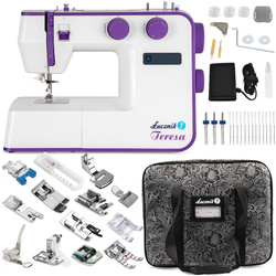 Teresa sewing machine case, feet and needles