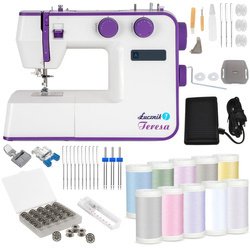 Teresa sewing machine with thread and needle set