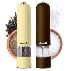 Salt and pepper grinders PM-101 vanilla and chocolate