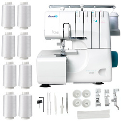 Overlock 2023 with set of 8 spools of regular thread