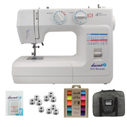 Kornelia II 2004 sewing machine with case, thread, needles and bobbins