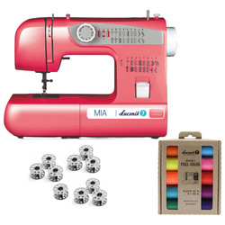 Lucznik MIA sewing machine with thread and bobbin set