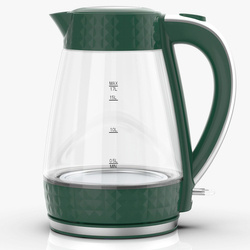 Electric kettle glass PK-2018 2200 W 1.7 l - bottle green