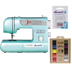 Lucznik IVONNE sewing machine with thread and needle set