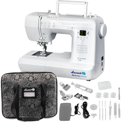 Lucznik Malwina 2070 sewing machine with carrying case