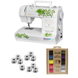 Lucznik Zofia II 2015 sewing machine with thread and bobbin set