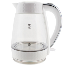 PK-2018 electric glass kettle - white
