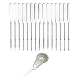 Sewing machine needles 15 pcs with threader