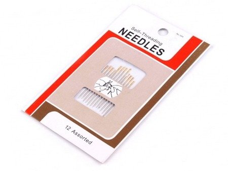 Easy threading needles 12pcs.