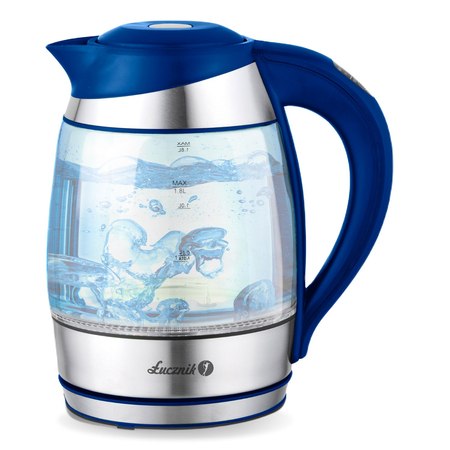 Electric kettle with temperature control WK-2020 blue