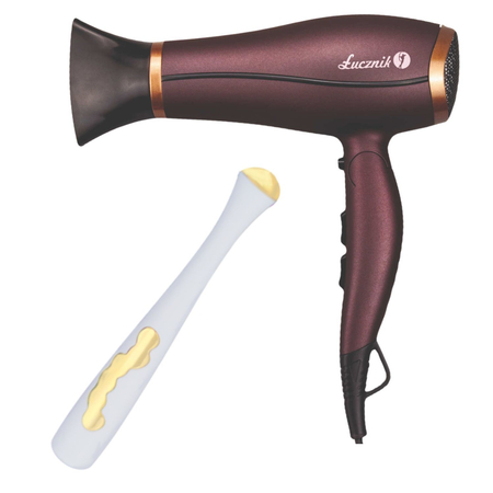 Hair dryer + cosmetic massager