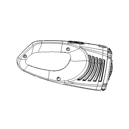 Handle with battery for vacuum cleaner OP-2018