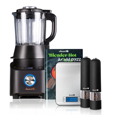 Hot&Cold 2022 cooking blender with scale and grinders