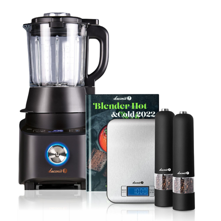 Hot&amp;Cold 2022 cooking blender with scale and grinders
