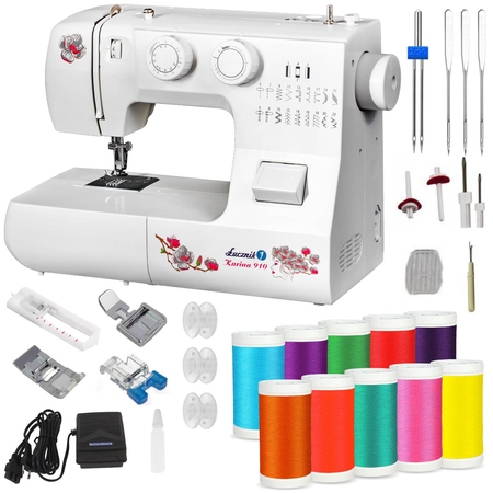 Karina 910 sewing machine with thread set