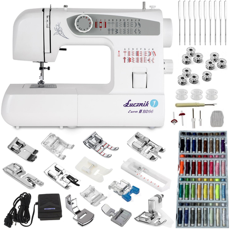 Lucznik Ewa II 2014 sewing machine with accessories