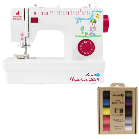 Lucznik Nadzieja 2019 sewing machine with thread set