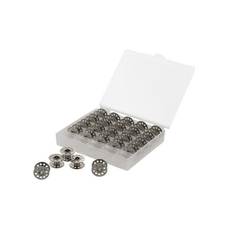Metal bobbin for sewing machine (set of 25 pcs in a box)