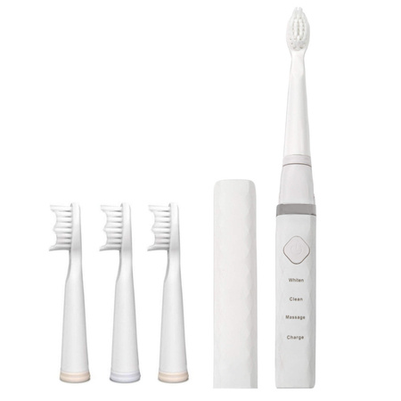 SG-515 USB travel sonic toothbrush with 4 tips included