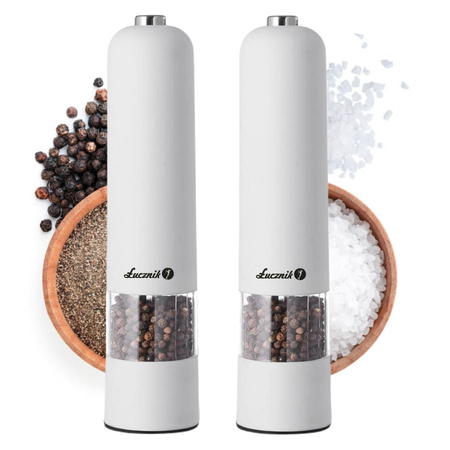 Salt and pepper grinders PM-101 white