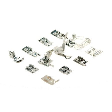 Set of 12 sewing machine feet