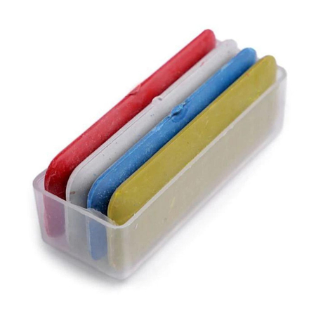 Tailor's chalk set of 4 pcs in a box