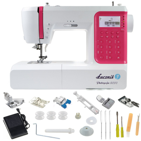 Maszyna do szycia Łucznik Patrycja 2090 z żelazkiem parowym SI-920 2200 W