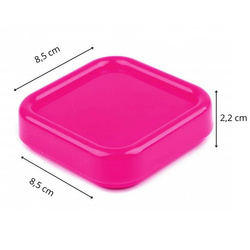 Kwadratowa magnetyczna podkładka na igły i szpilki PINK