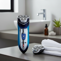Men’s shaver set Łucznik ES-2019 with 3 spare replacement heads