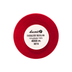 Sada overlockových nití Lucznik Regular - červená