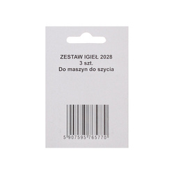 Set of 3 double needles