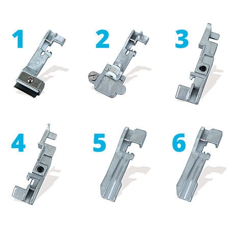 Zestaw 6 stopek do overlocków