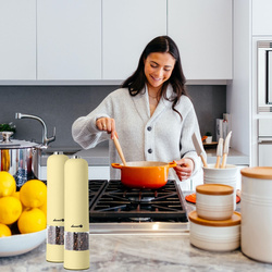 PM-101 vanilla salt and pepper grinders