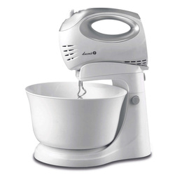 Set Mixer mit rotierender Schüssel Łucznik MS-2019 und elektrischer Wasserkocher WK-2501 White.