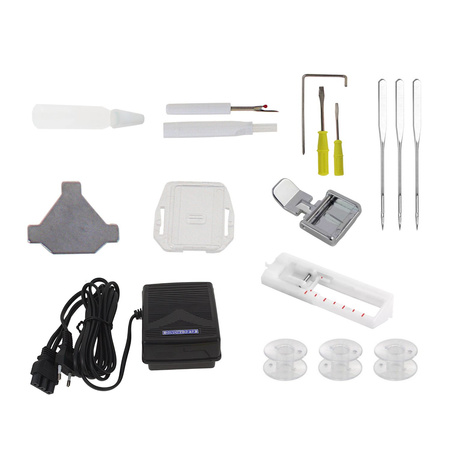 Šicí stroj Laura 555 se sadou nití