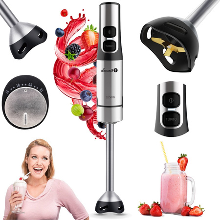 HAND BLENDER JK-1200 TITANIUM BLACK STRONG
