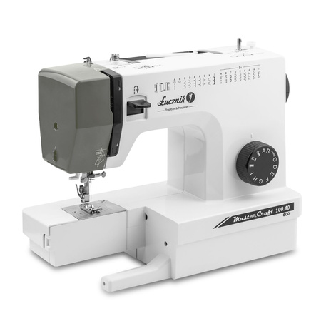 Maszyna do szycia Łucznik Master Craft 100.40 eco z dedykowanym zestawem nici