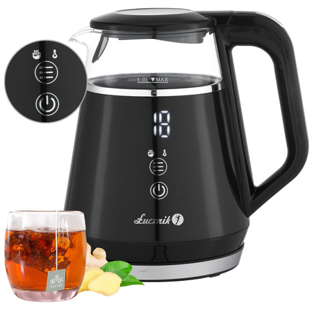 Чайник електричний WK-2502 Compact Glass 1,2 л