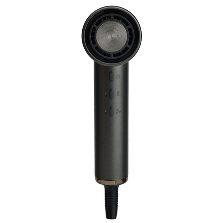 Suszarka do włosów BLDC Łucznik HyperAir IQ 1.0 Midnight Gray 1800W z funkcją jonizacji ujemnej OUTLET