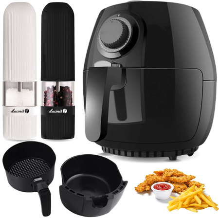 Fat-free fryer AF-2017 + 2 spice grinders