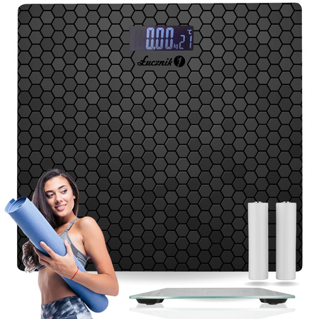 Zestaw waga łazienkowa Łucznik BS-973 W15 ze szczoteczką SG-508