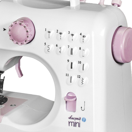 Lucznik Mini sewing machine with accessory set