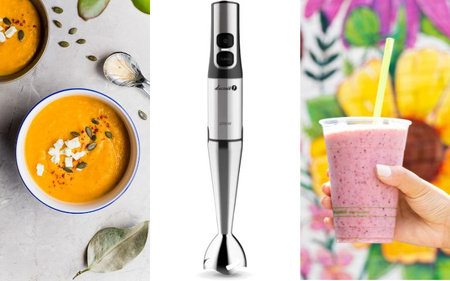 HAND BLENDER JK-1200 TITANIUM SILVER STRONG