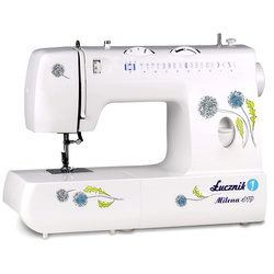 Nähmaschine Milena II 419 mit Etui, Garn, Nadeln und Spulen
